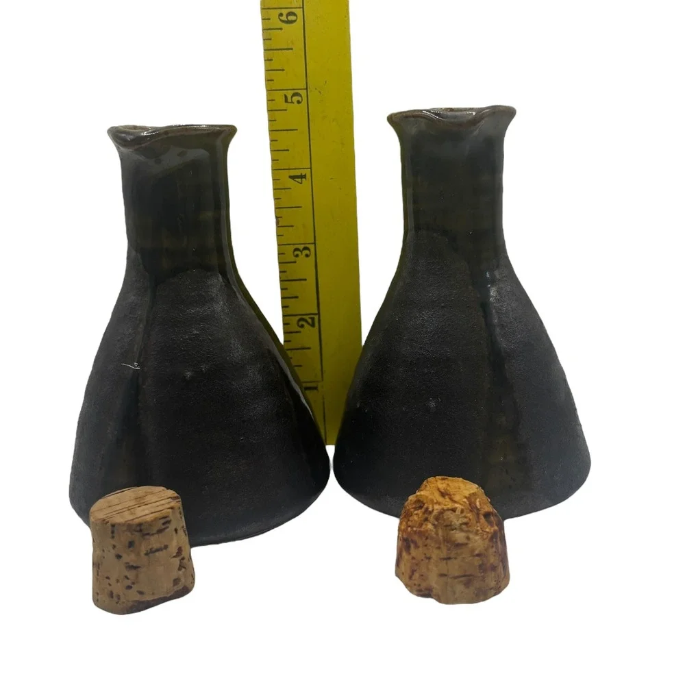 Takahashi San Francisco Pottery Sake‎ Set, Vases, Carafe, Bottle, Made in Japan
